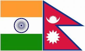 india-Nepal Flags