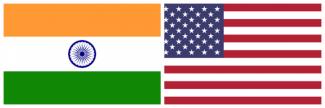 India-US flags