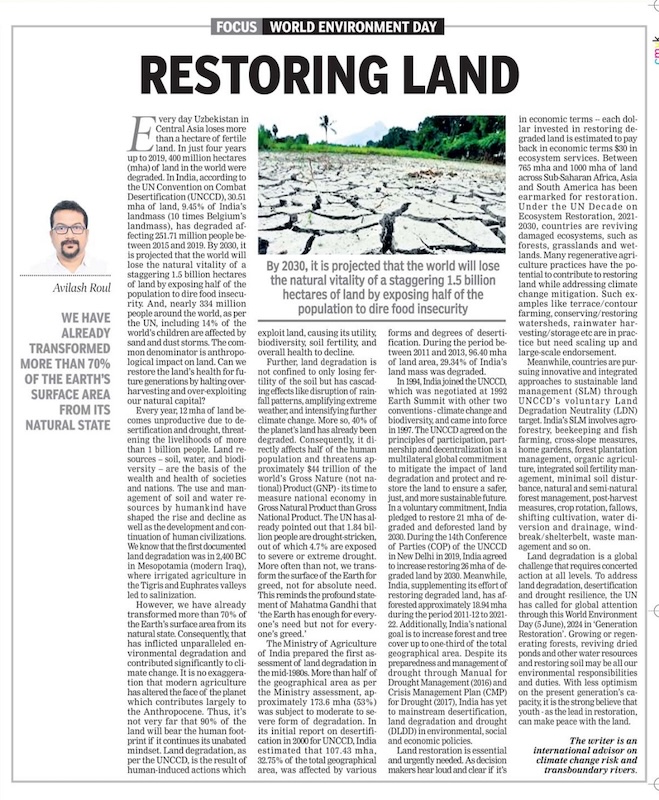 Restoring Land