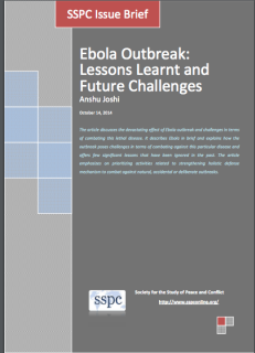 Ebola Outbreak: Lessons Learnt and Future Challenges