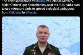 Newsweek: "Russian Conspiracy Theory Says U.S. Training Birds to Spread Bio Weapons"